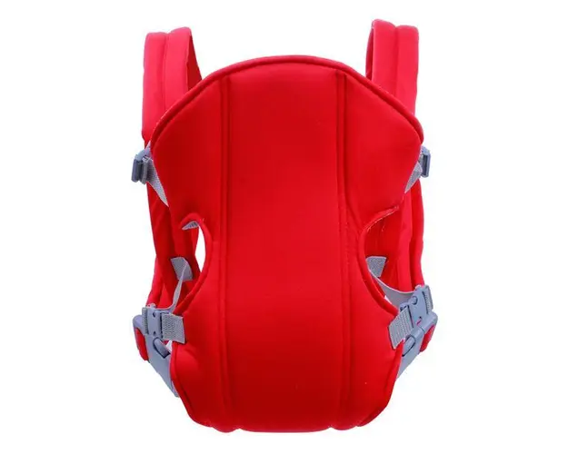 Marsupiu pentru bebelusi si copii multifunctional, rosu pana la 15 kg
