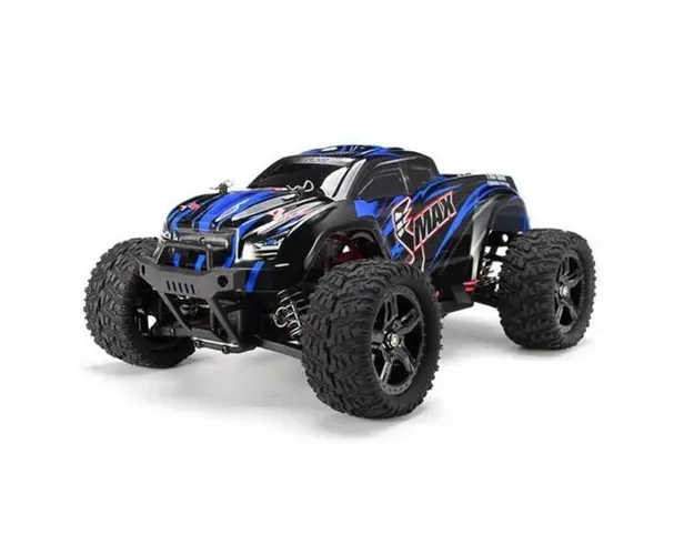 Masina cu telecomanda JJRC 1631 albastra 4WD 1:16 2.4G viteza maxima ~50 km/h acumulator 7.4V 1500 mAh Li-Ion autonomie ~25min