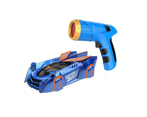 Masina de curse cu laser Defies Gravity Bleu