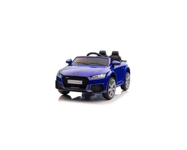 Masina electrica pentru copii, Audi TTRS Albastru, 2 motoare, 3 viteze, greutate maxima admisa 30 kg