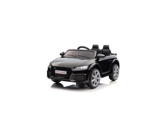 Masina electrica pentru copii, Audi TTRS Negru, 2 motoare, 3 viteze, greutate maxima admisa 30 kg