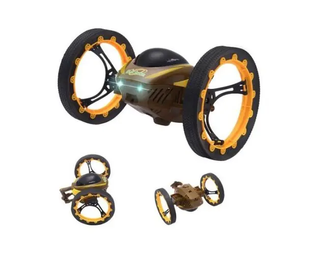 Masinuta Bounce Car Jumping Stunter -galbena