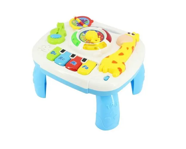 Masuta multifunctionala 2 in 1 Activitati Girafa 