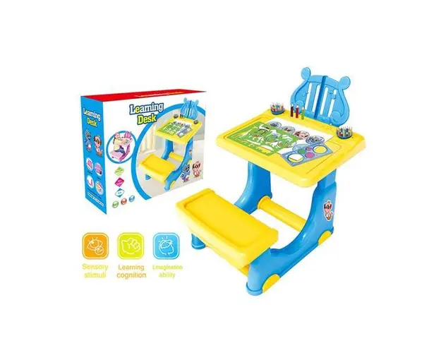 Masuta pupitru copii pentru desen Tommy 