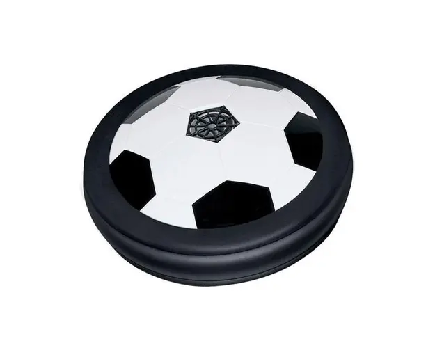 Minge de fotbal cu jet de aer Hover Ball, alb/negru 