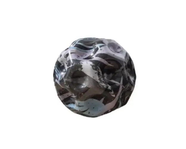 Minge saltareata, super space ball, culoare camuflaj gri, 7 cm