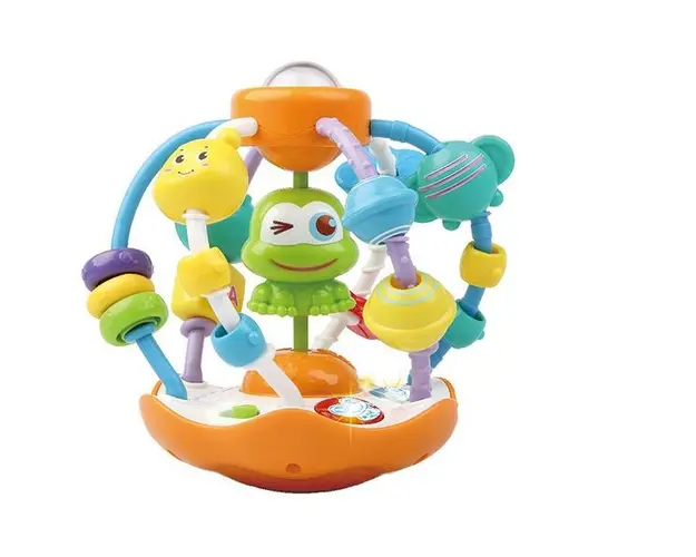 Minge zornaitoare cu lumini si sunete Broscuta