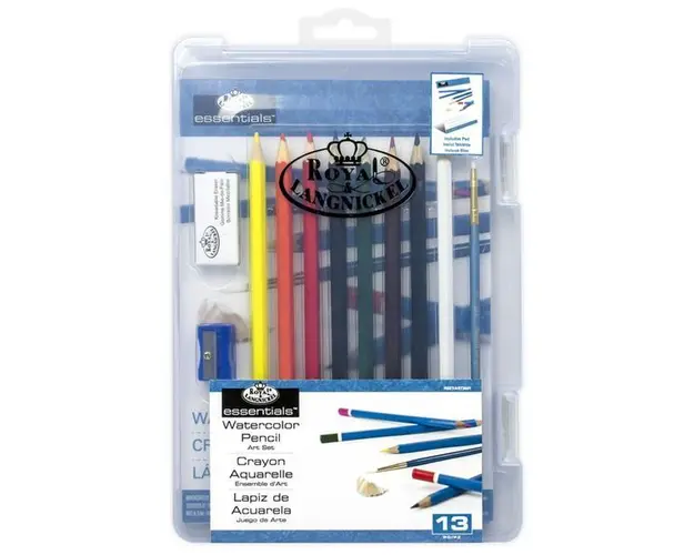 Mini trusa pentru desen/acuarela cu 13 piese