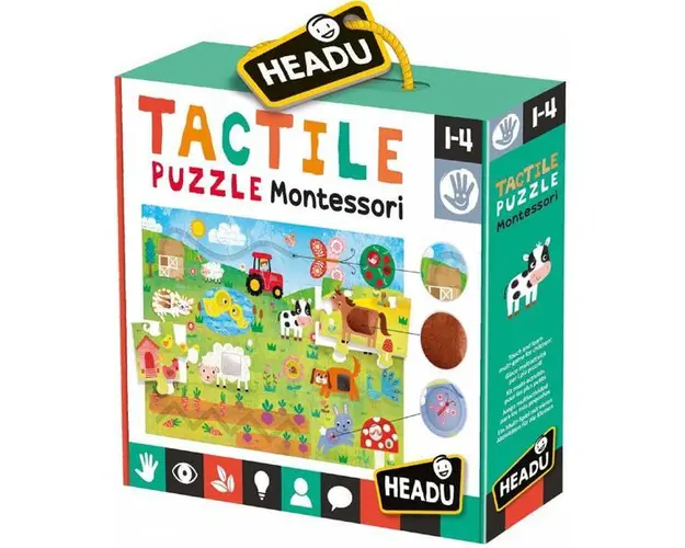 Montessori. Puzzle tactil