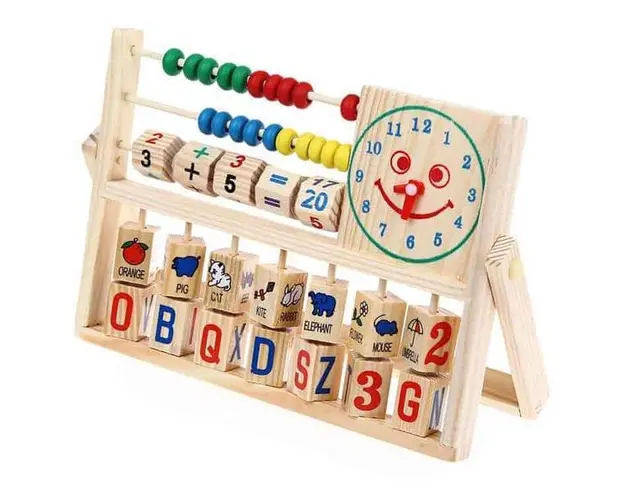 Numaratoare din lemn multifunctionala, 7Toys