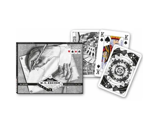 Pachet Dublu Carti de Joc - Escher Left &amp; Right