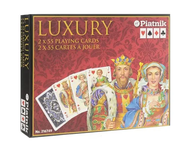 Pachet dublu carti de joc piatnik - Luxury