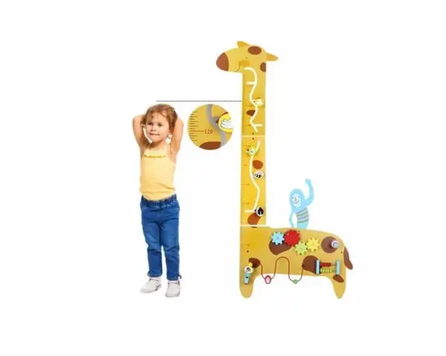 Panou pentru masurarea inaltimii copiilor si activitati, 7Toys