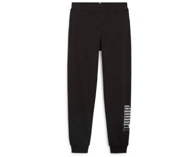 Pantaloni copii Puma Ess Logo Lab Sweatpants Tr Cl B 67922801, 140, Negru