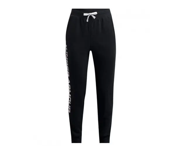 Pantaloni copii Under Armour Rival Fleece 1356487-002, 118, Negru