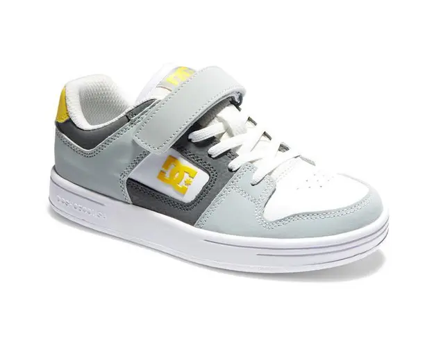 Pantofi sport copii DC Shoes Manteca 4 V ADBS300378-XSKY, 28, Alb