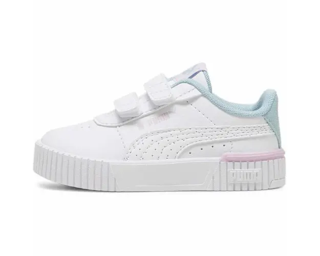 Pantofi sport copii Puma Carina 2.0 Tropical V Inf 39558401, 21, Alb