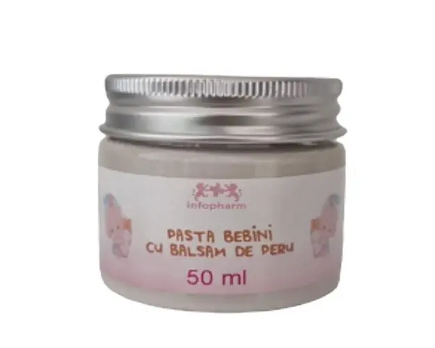 Pasta Bebini cu Balsam de Peru Infofarm, 50ml