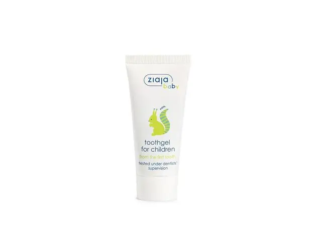 Pasta de Dinti Gel Fara Fluor, 6 luni+ - Ziaja Baby &amp; Kids Toothgel For Children Fluoride Free, 50 ml
