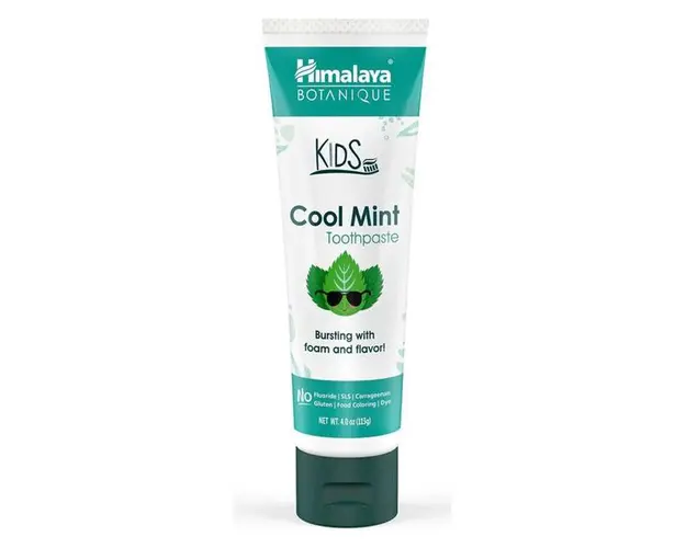 Pasta de Dinti pentru Copii - Himalaya Botanique Kids Cool Mint Toothpaste, 80 g