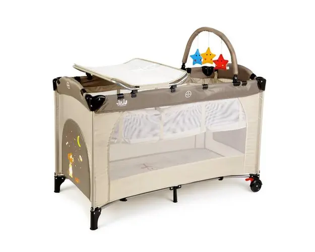 Patut pliant 2 niveluri Juju Sleepy Baby, Sweet Dreams