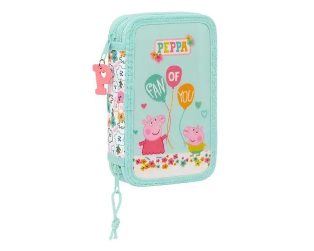Penar dublu echipat 28 piese Peppa Pig