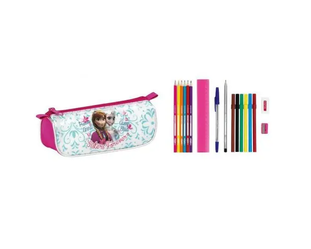 Penar echipat cu 17 piese colectia Frozen II Disney