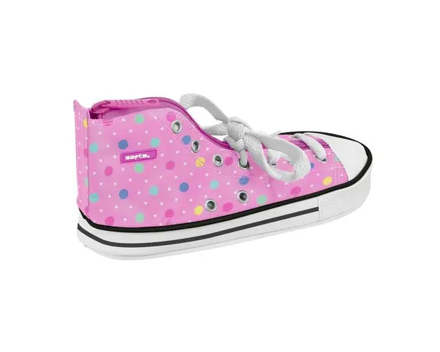 Penar forma pantof sport Safta buline roz,24x7x12 cm