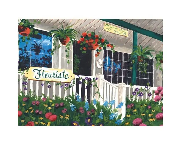 Pictura creativa pe numere avansati - Florarie