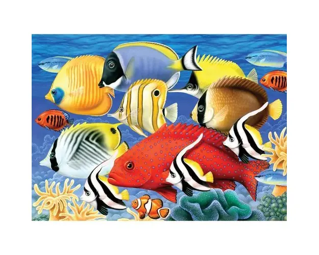 Pictura pe numere juniori - Pesti tropicali