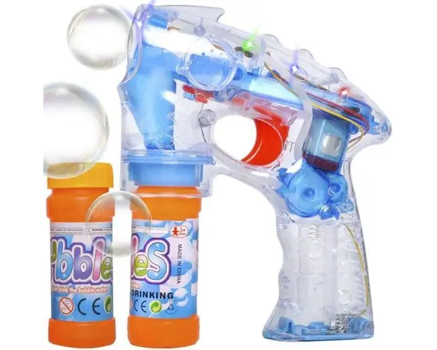 Pistol cu ​​bule de sapun si 2 rezerve