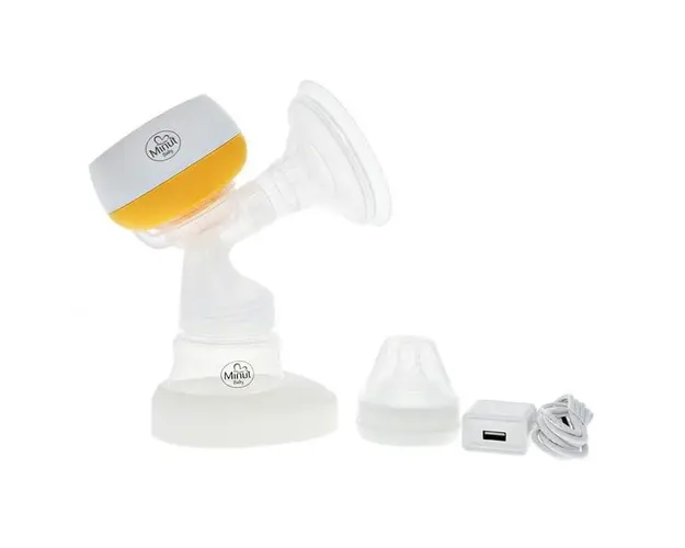 Pompa de San Electrica cu Set Biberon 0+, Acumulator si Cablu USB - Minut Baby, 1 pachet