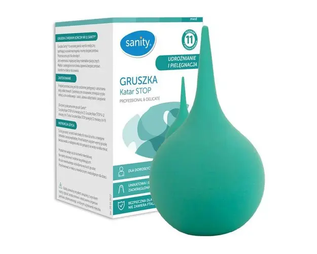 Pompa piriforma Sanity Stop nr.11, nas si urechi, pentru adulti, Verde