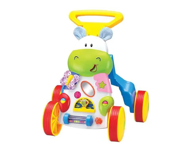 Premergator Hippo 2in1, Baby Walker Multifunctional, Muzica si lumini Jucarie pentru copii