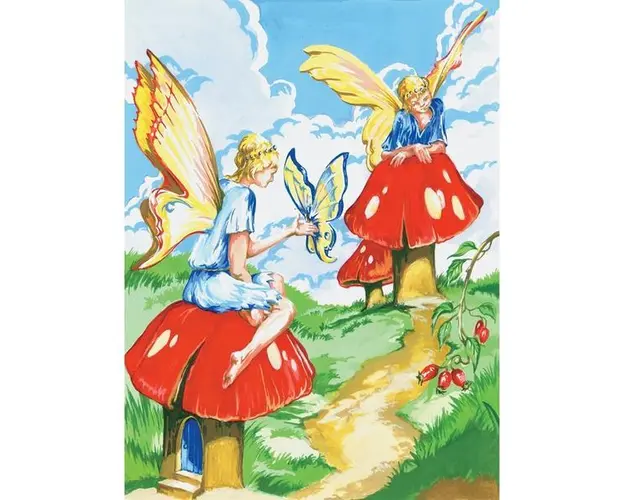 Prima mea pictura pe numere junior mica - Zane