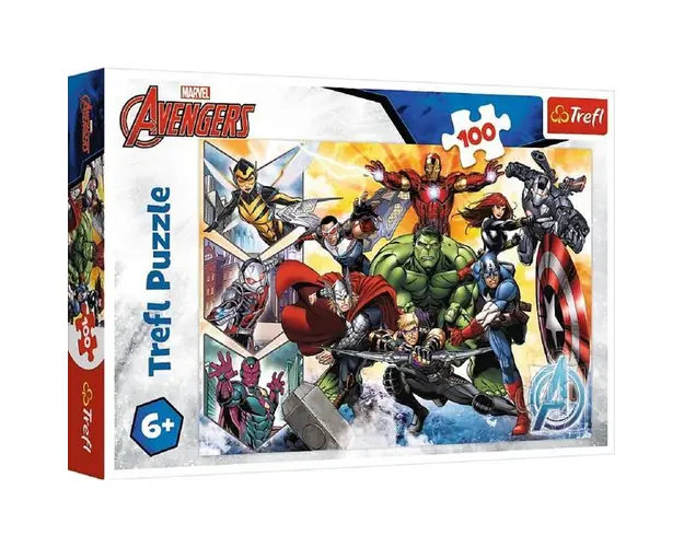 Puzzle 100: Marvel Avengers. Puterea Razbunatorilor