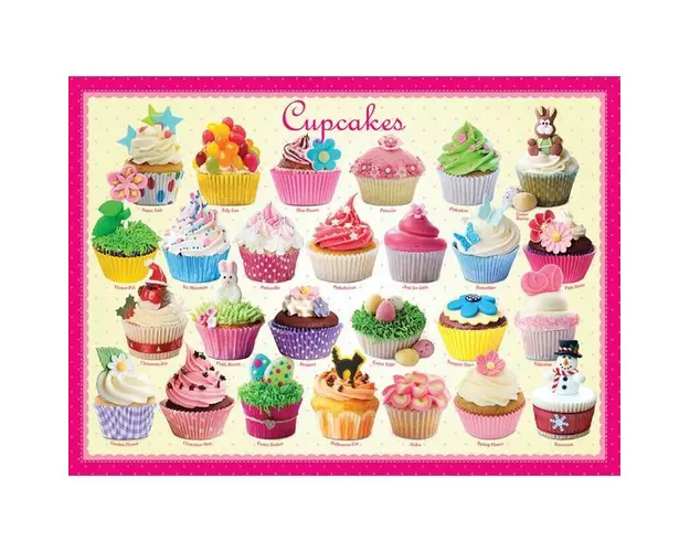 Puzzle 100 piese Cupcakes