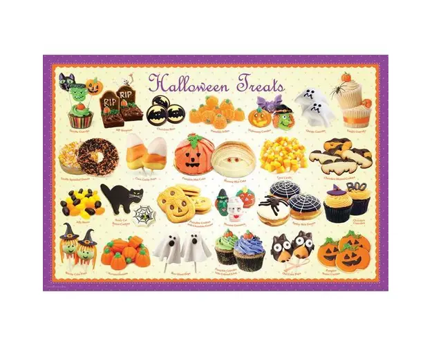 Puzzle 100 piese Halloween Treats