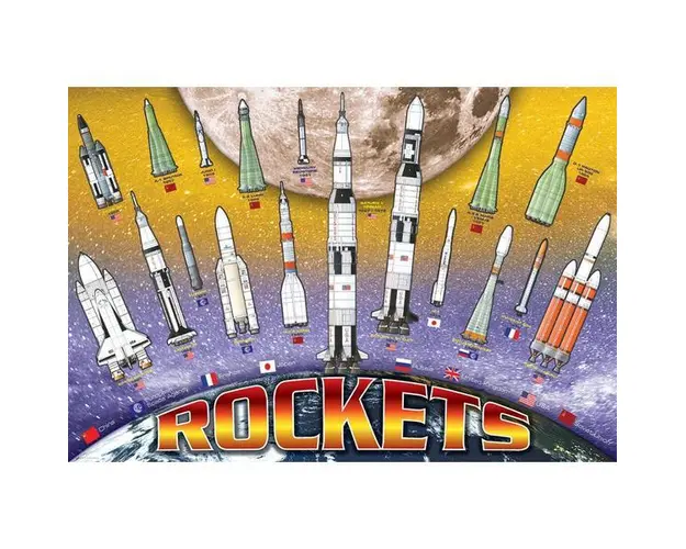 Puzzle 100 piese Rockets