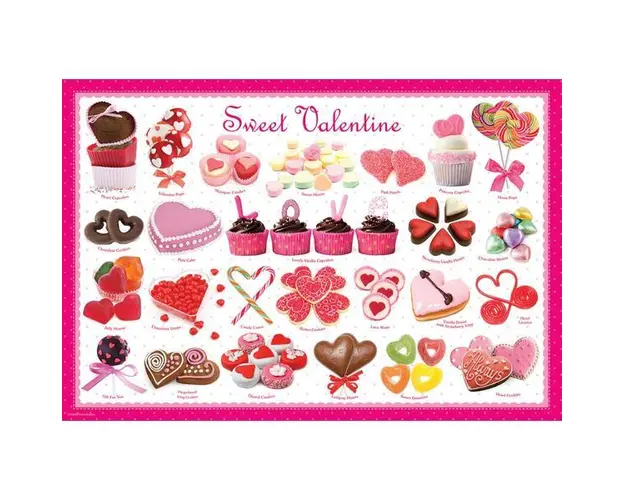 Puzzle 100 piese Sweet Valentine