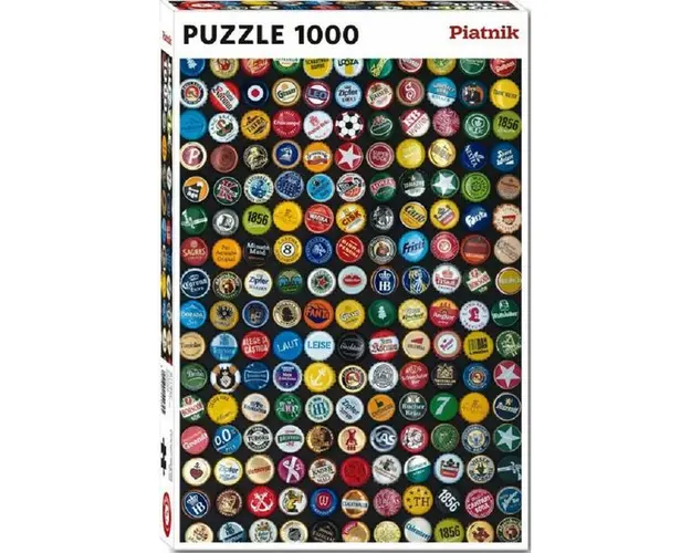 Puzzle 1000. Capace sticle cu bere