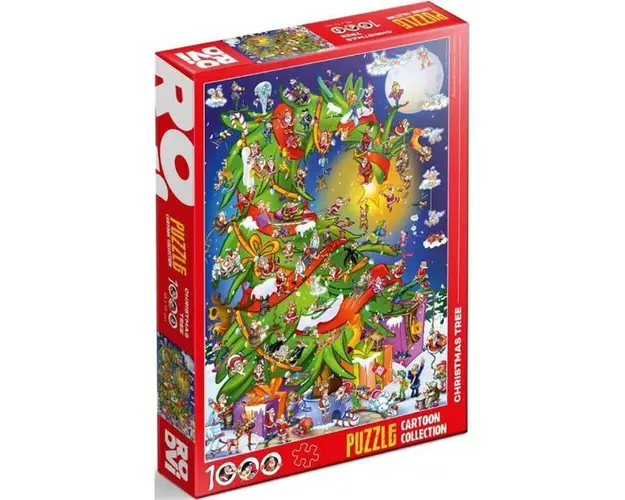 Puzzle 1000 Cartoon Collection - Christmas Tree