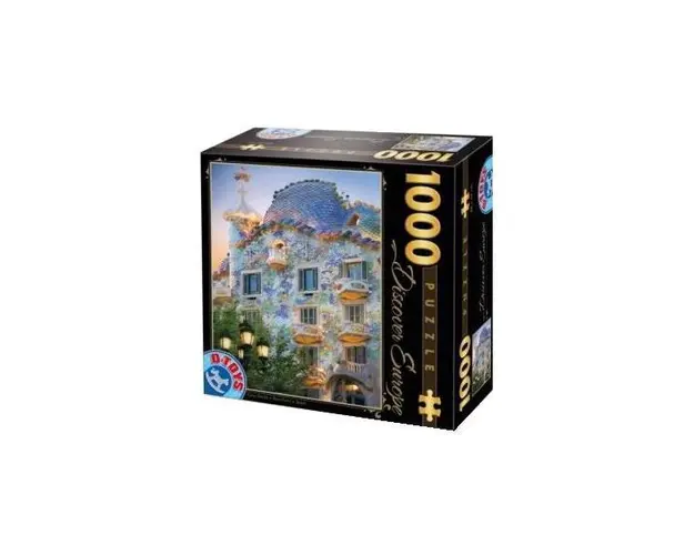 Puzzle 1000 Discover Europe: Casa Batllo. Barcelona. Spain