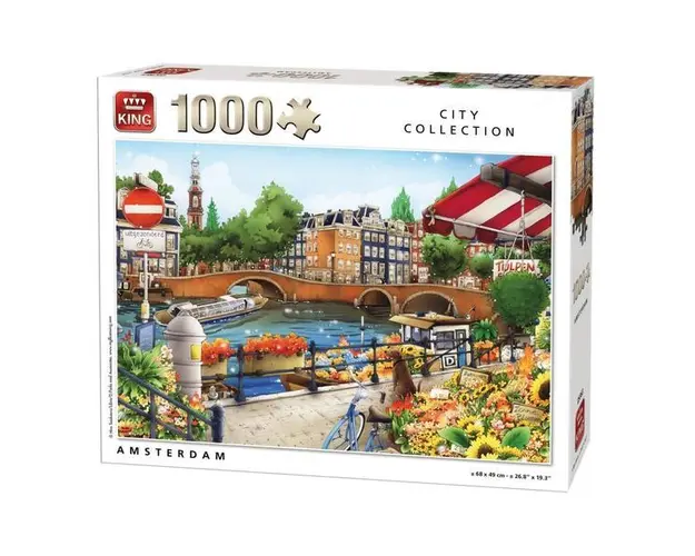 Puzzle 1000 piese, Amsterdam