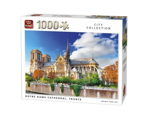 Puzzle 1000 piese, Catedrala Notre Dame de Paris