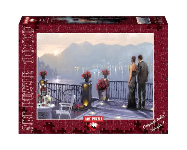 Puzzle 1000 piese - Lake Caf&eacute;-RICHARD MACNEIL
