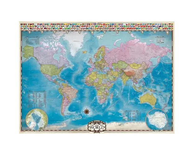 Puzzle 1000 piese Map of the World
