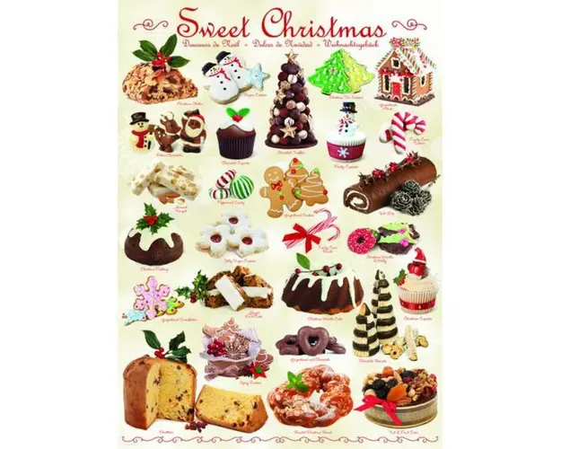 Puzzle 1000 piese Sweet Christmas