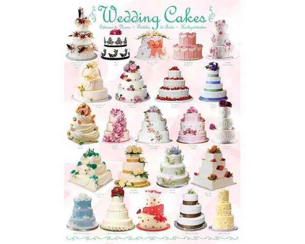 Puzzle 1000 piese Wedding Cakes