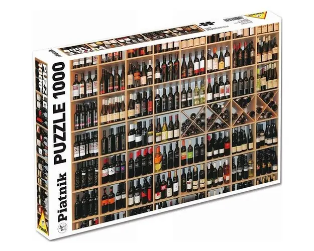 Puzzle 1000. Sticle cu vin